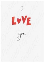 Pkt #1-721-Recycled Paper-Love