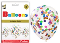 BAL24090-6 Ct. Confetti Balloons