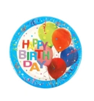 6691SP-Birthday Balloons 6.75" Dessert Plates