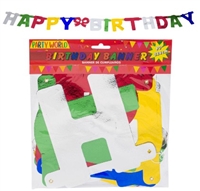71292-Happy Birthday Jointed Banner