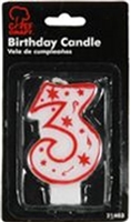C229-Numerical Birthday Candle -3
