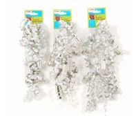 2 Pack or Embellished Curly Swirl Bow-Metallics