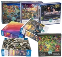 17686-750 to 1000 Piece Scenic Puzzles