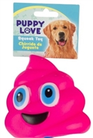 60422-Dog Toy-Squeak Emoji Poop Toys